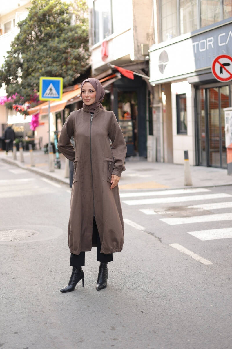 Rüya Süet Kaban Haki Yeşil