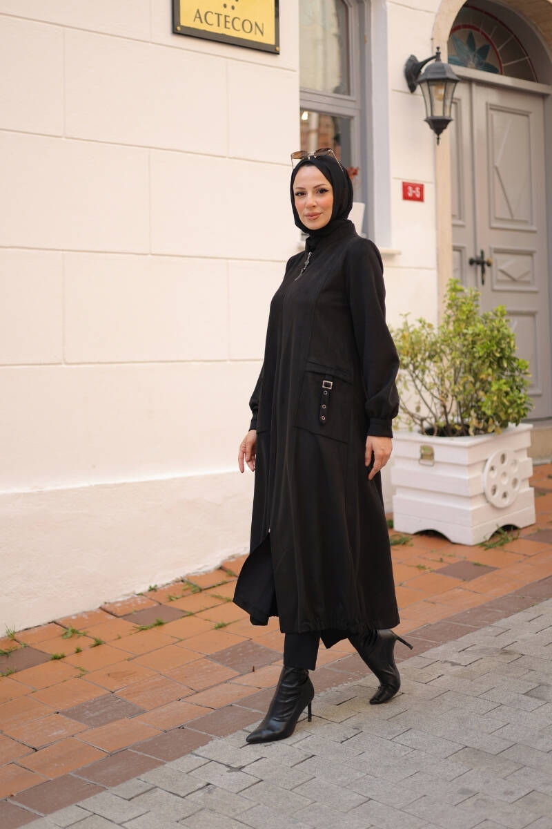 Rüya Süet Kaban Siyah