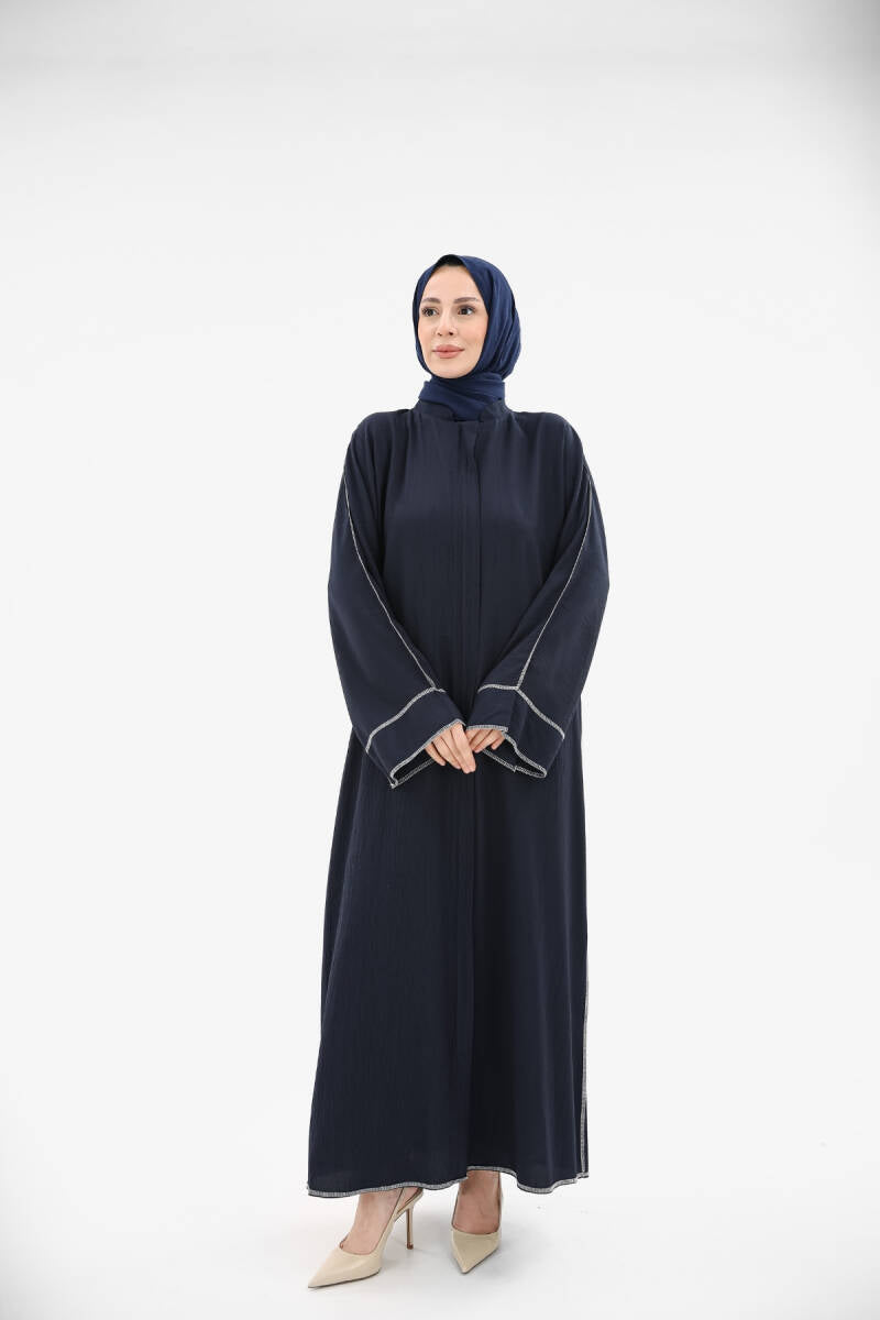 Elira Yıldız Kumaş Ferace Lacivert