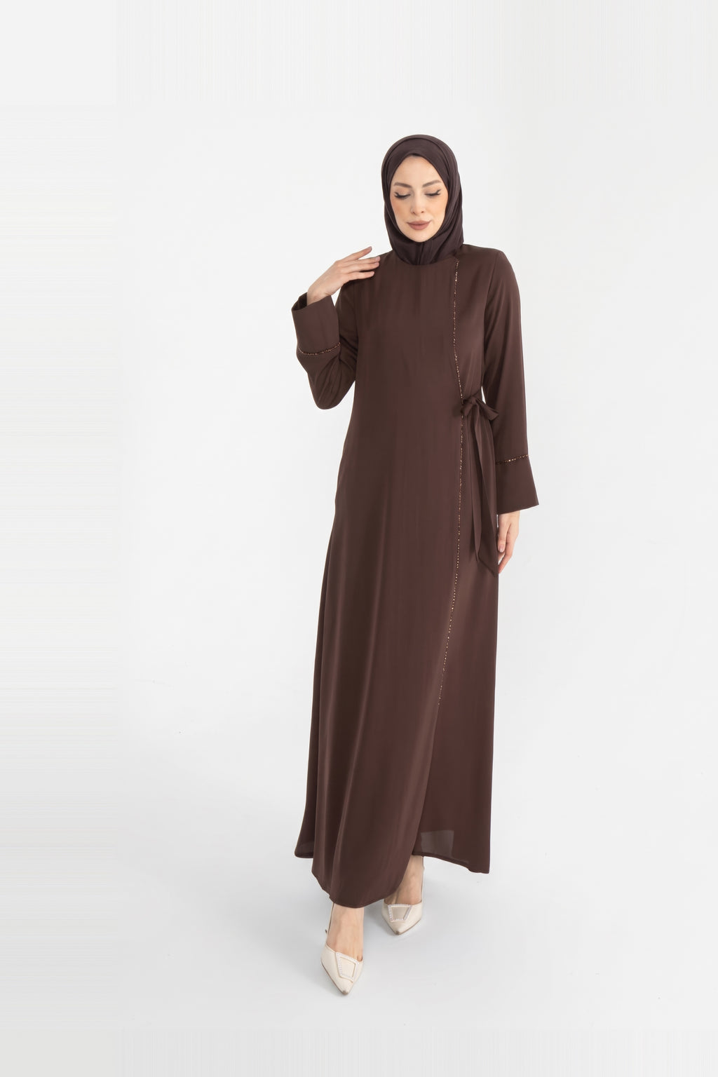 Silve Dubai İpeği Abaya