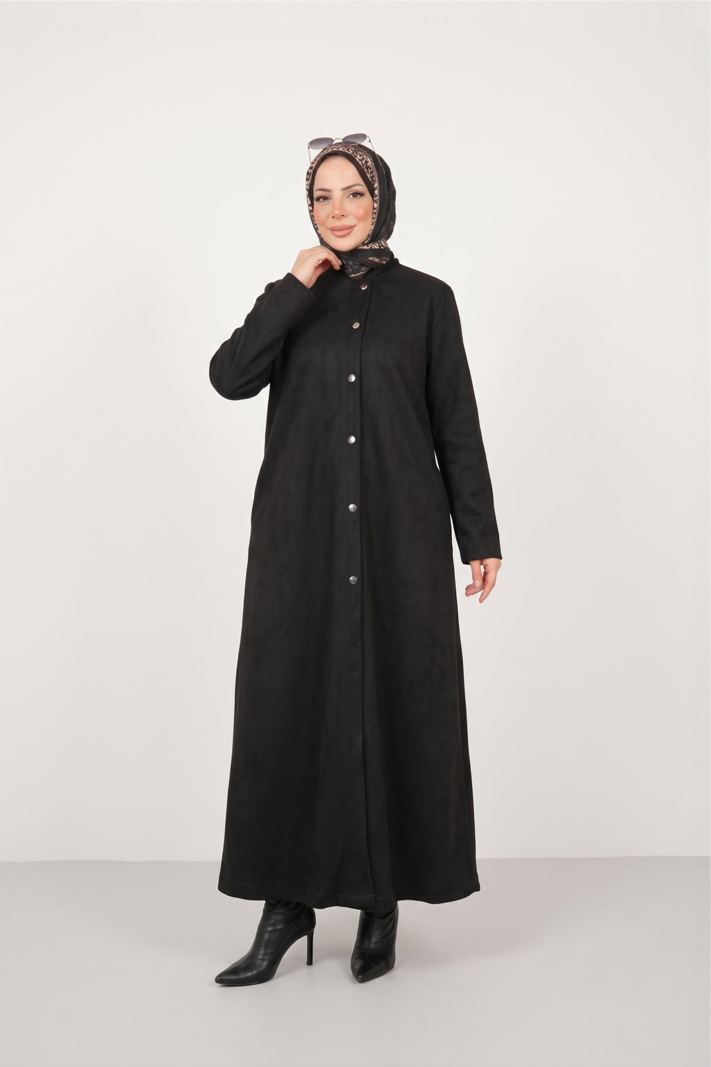 Elara Süet Kaban - Siyah