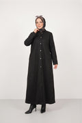 Elara Süet Kaban - Siyah
