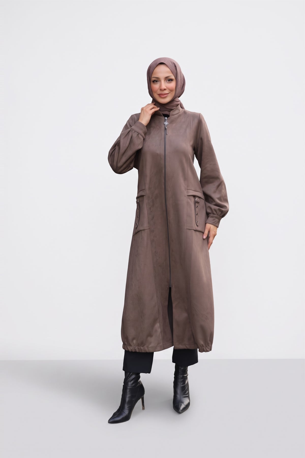 Rüya Süet Kaban - Haki Yeşil