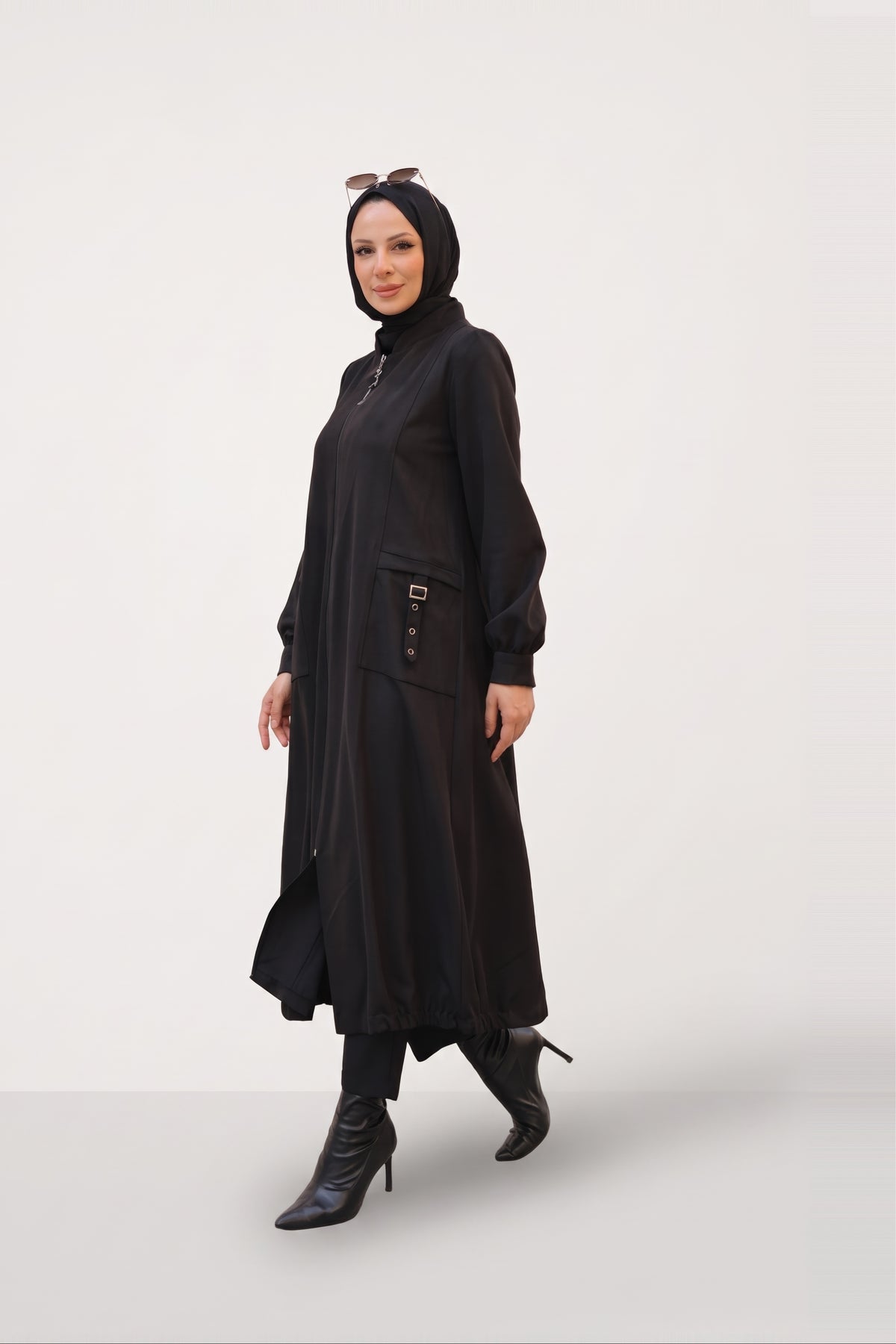 Rüya Süet Kaban - Siyah