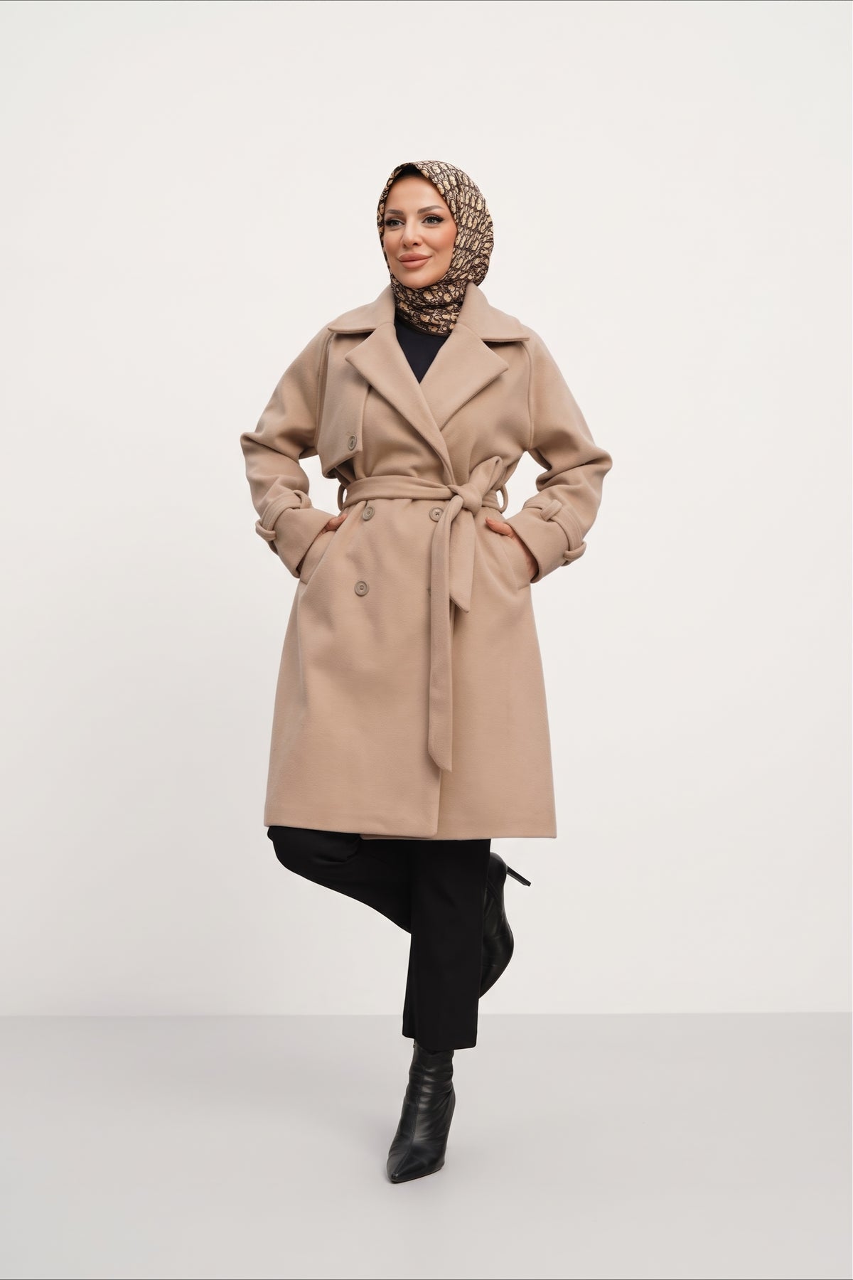 Mevira Moscov Kaşe Kaban - Taş