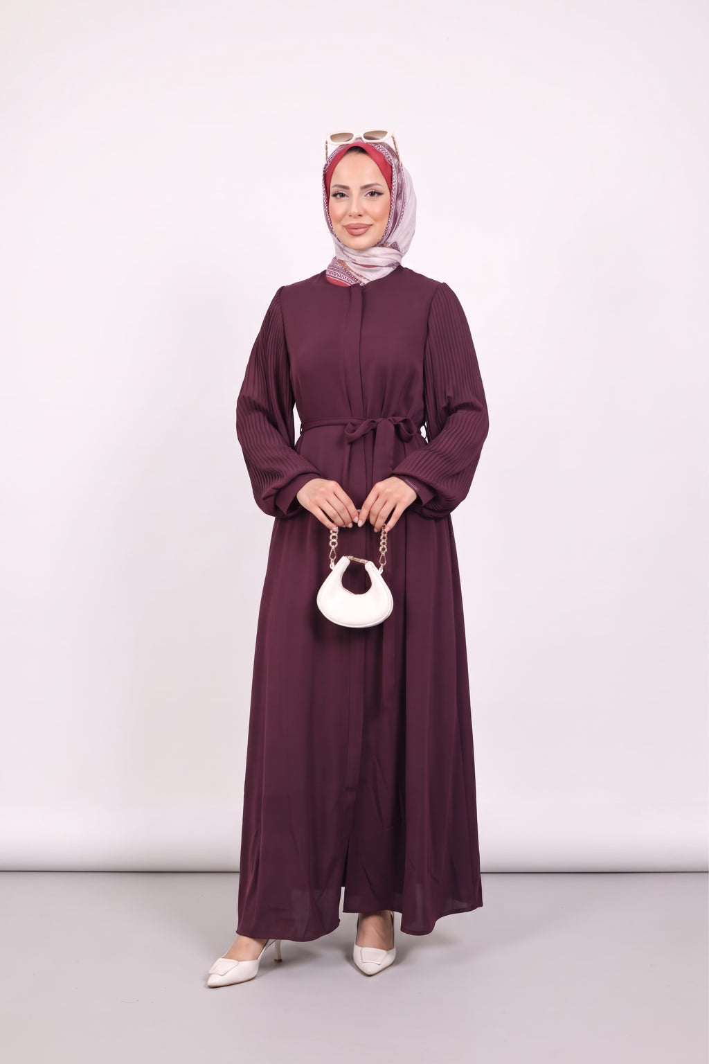 Aslım Abaya - Bordo