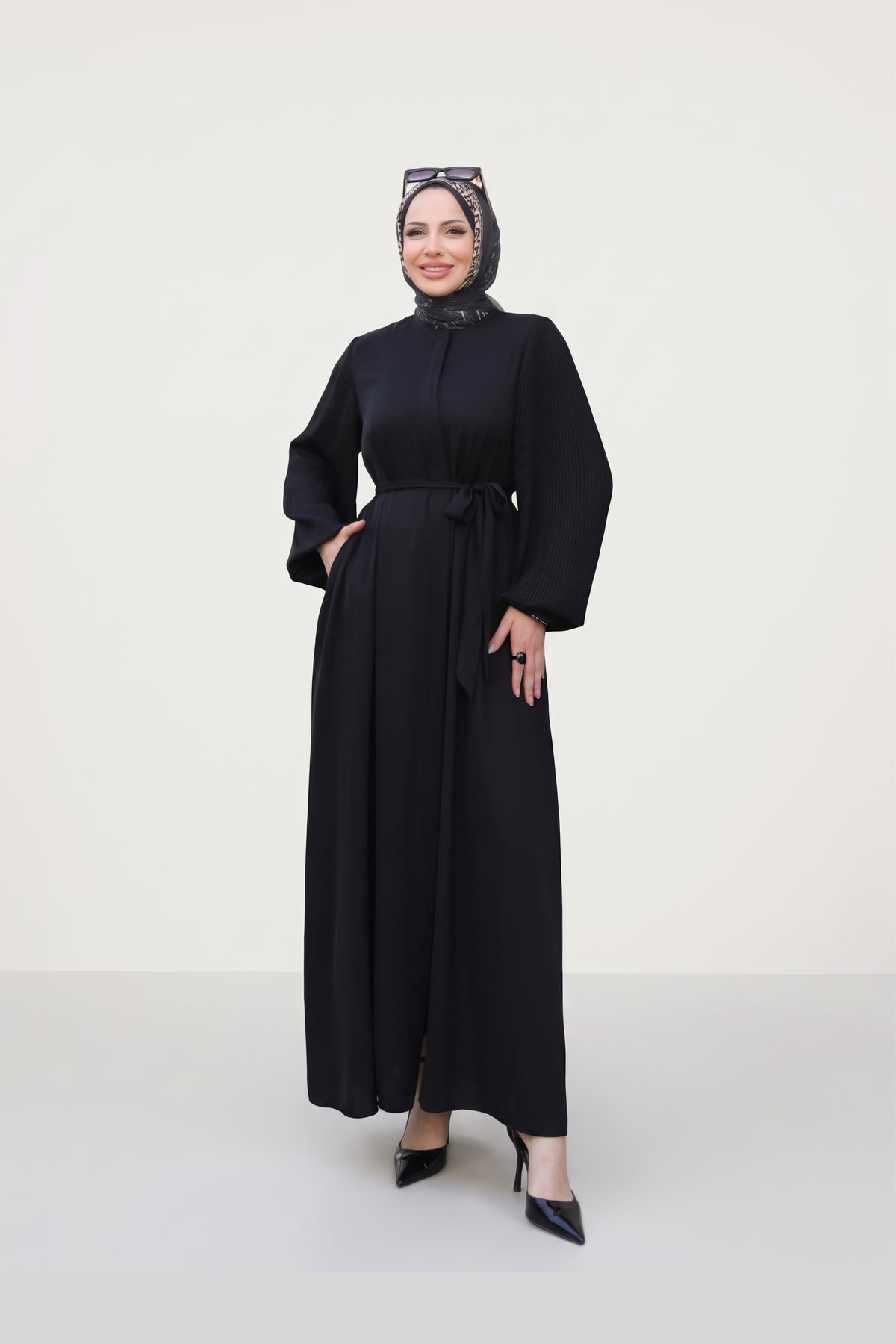 Aslım Abaya - Siyah