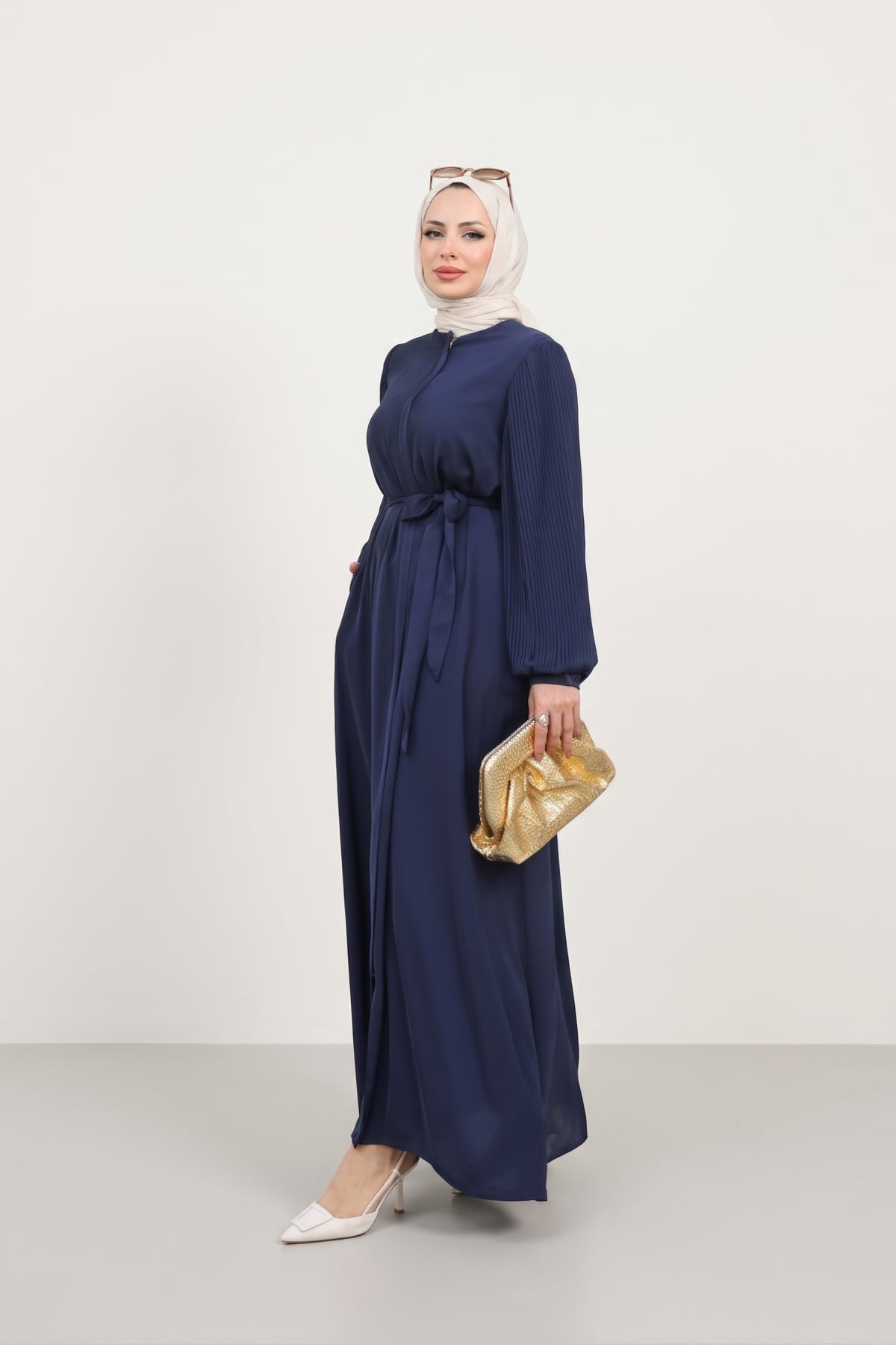 Aslım Abaya - Lacivert