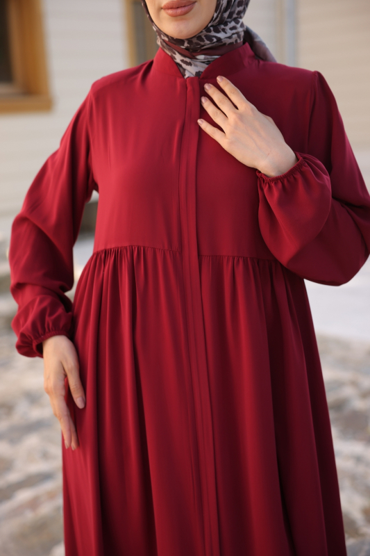 DERİN FERACE Bordo - 9039 - 10