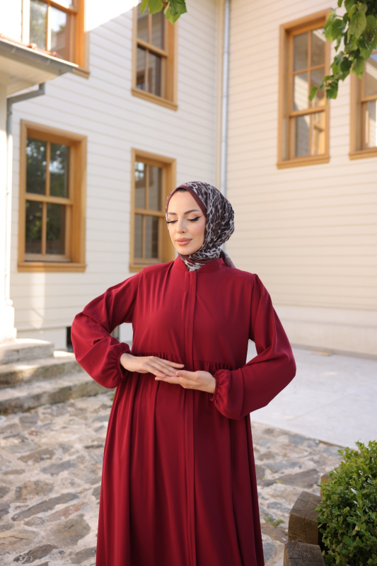 DERİN FERACE Bordo - 9039 - 15