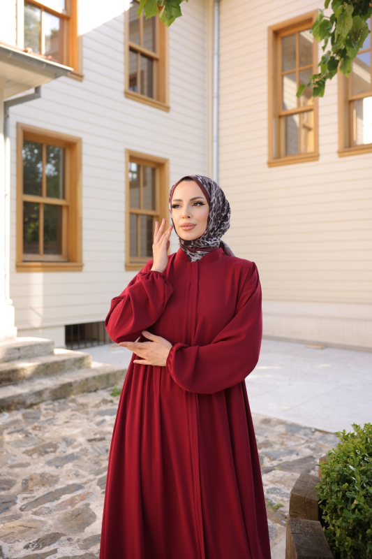 DERİN FERACE Bordo - 9039 - 8