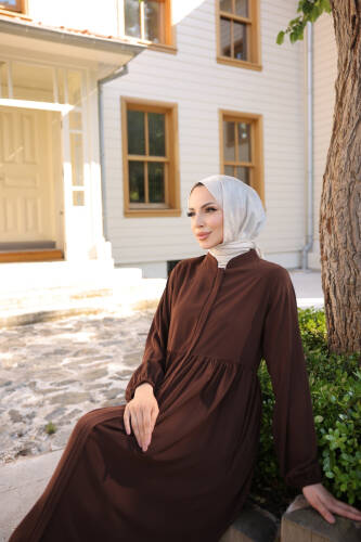 DERİN FERACE Kahverengi - 9039 - 7