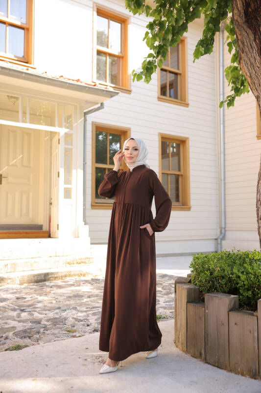 DERİN FERACE Kahverengi - 9039 - 8