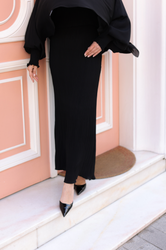 Elegant Dubai İpeği Pelerin Takım-8014 - 8