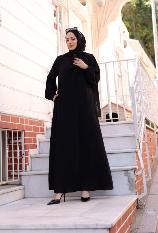 Felora Ferace Siyah - 9010 - 1