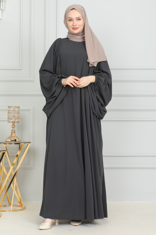 Firuze Elbise Füme - 8008 - 4