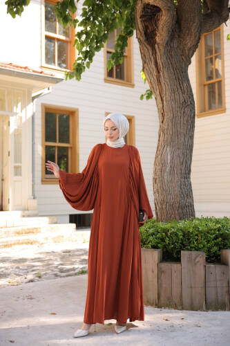 Firuze Elbise Kiremit - 8008 