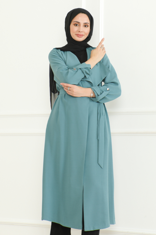GİY ÇIK KETEN KAP & Mint - 2411 - 1