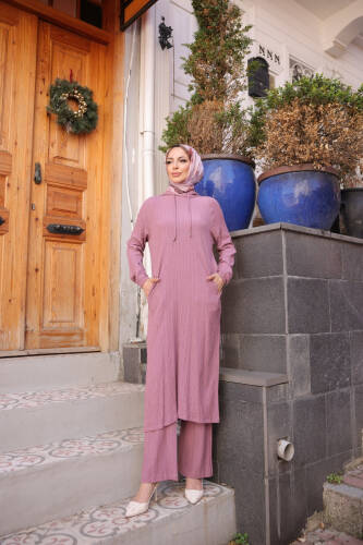 İKİLİ TAKIM (KAPİŞONLU ) & Pembe - 3001 