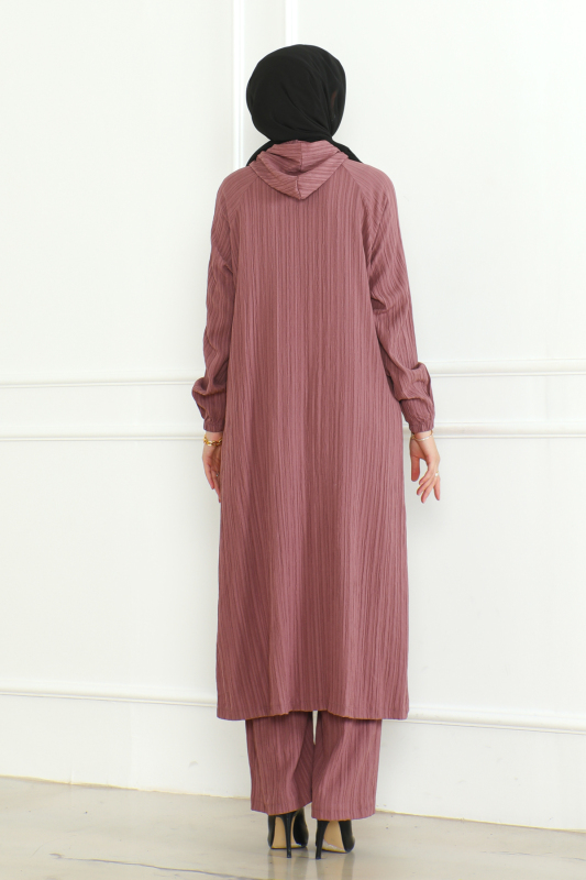 İKİLİ TAKIM (KAPİŞONLU ) & Pembe - 3001 - 10