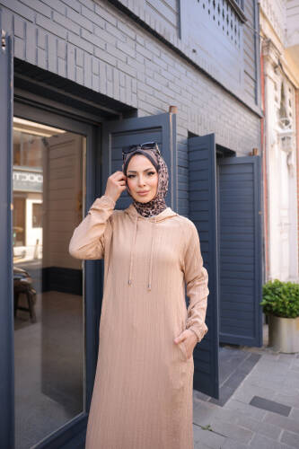 İkili Takım Kapüşonlu -Büsküvi - 3001 - 3
