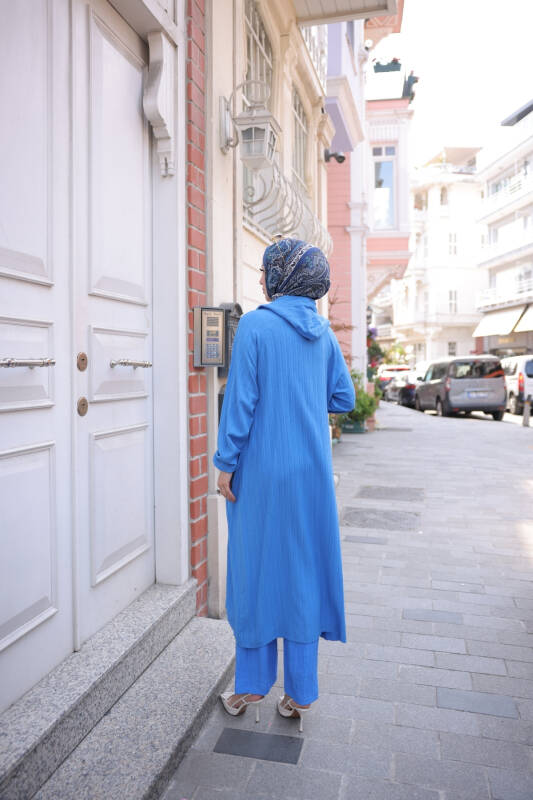İkili Takım Kapüşonlu -indigo - 3001 - 9