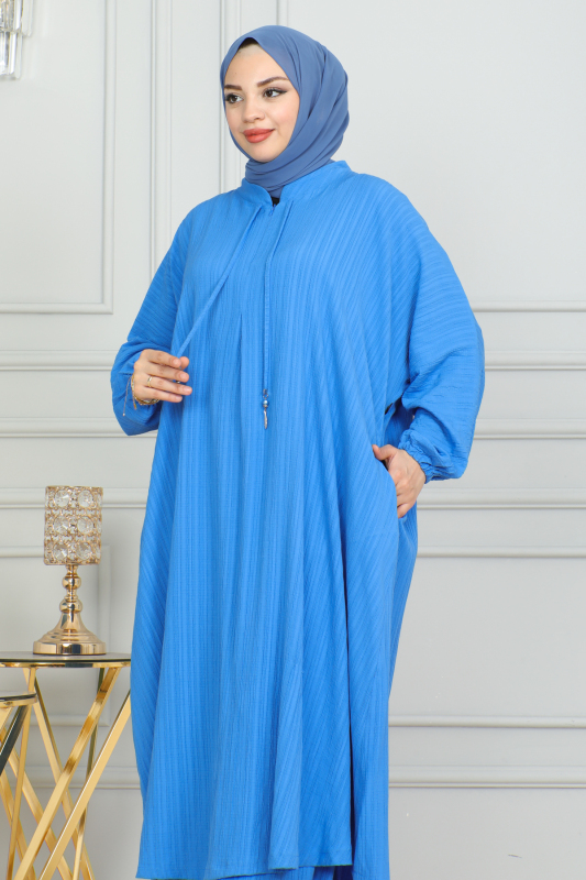 İkili Takım Kapüşonlu -indigo - 3001 - 9