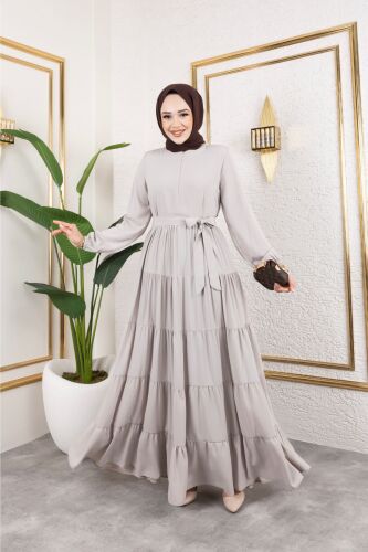 KATREL ELBİSE & Bej - 8005 - 3