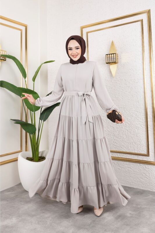 KATREL ELBİSE & Bej - 8005 - 3