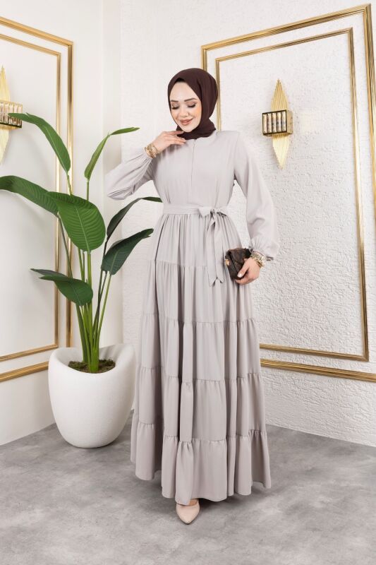 KATREL ELBİSE & Bej - 8005 - 4