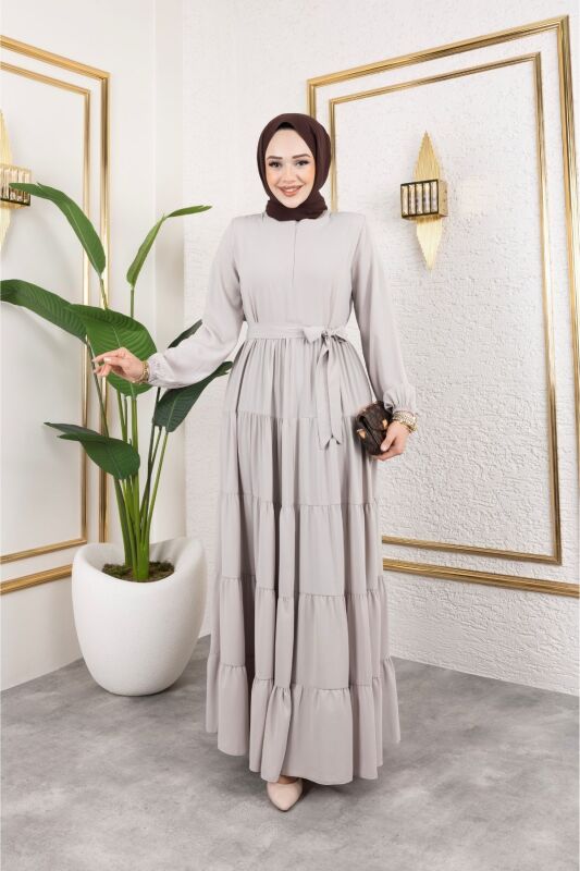 KATREL ELBİSE & Bej - 8005 - 5