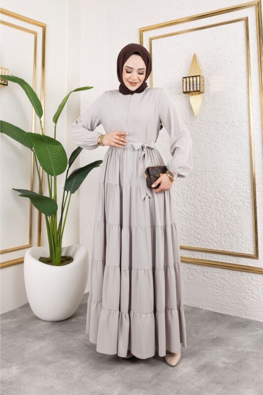 KATREL ELBİSE & Bej - 8005 - 6