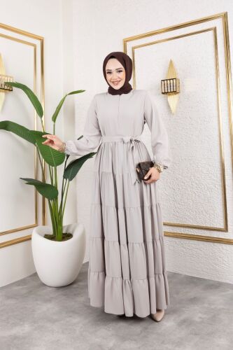 KATREL ELBİSE & Bej - 8005 - 7
