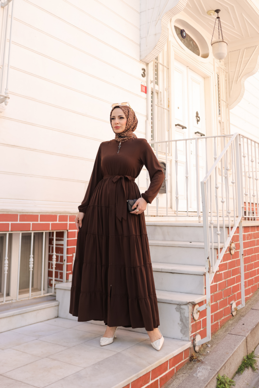 KATREL FERACE Kahverengi - 2455 - 8