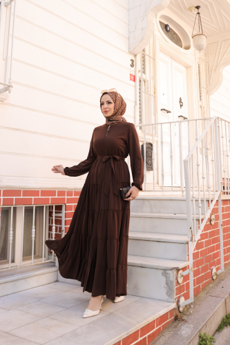 KATREL FERACE Kahverengi - 2455 - 9