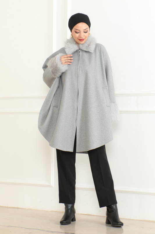 KÜRKLÜ PANÇO Gri - 2010 - 8