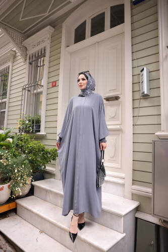 LİNAYA ELBİSE Gri - 2245 