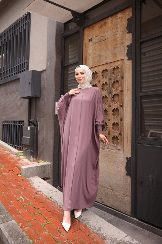 LİNAYA ELBİSE Gülkurusu - 2245 - 1