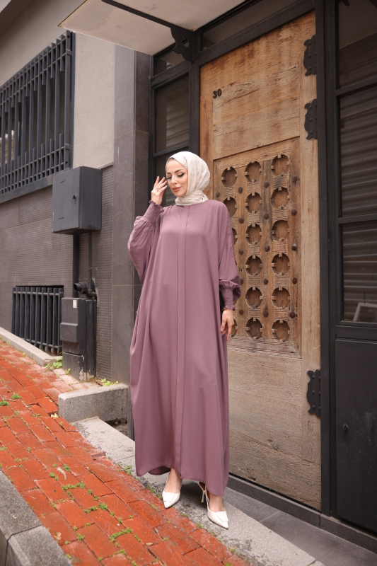 LİNAYA ELBİSE Gülkurusu - 2245 - 9