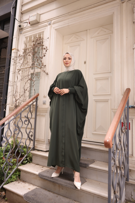 LİNAYA ELBİSE Haki -2245 - 1