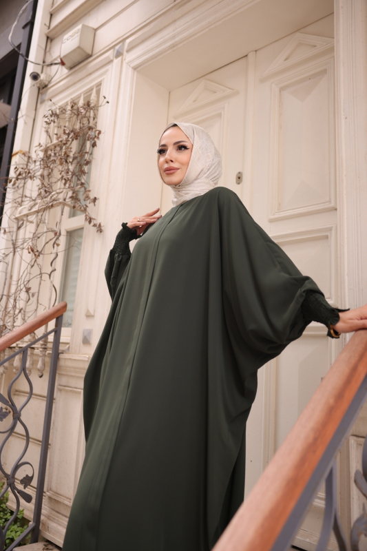 LİNAYA ELBİSE Haki -2245 - 2