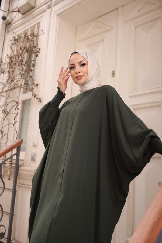 LİNAYA ELBİSE Haki -2245 - 5
