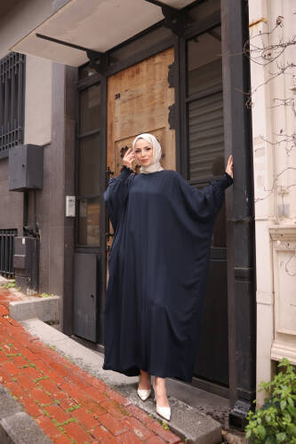 LİNAYA ELBİSE Lacivert - 2245 