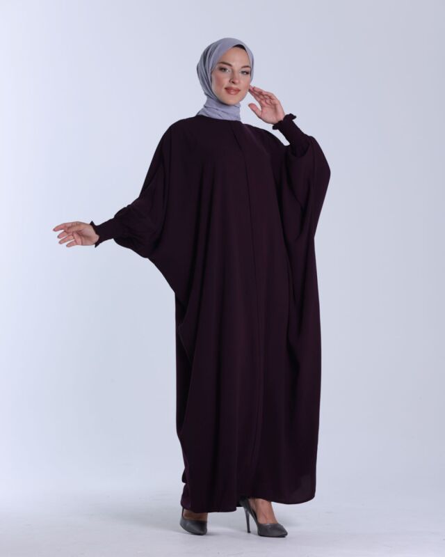 LİNAYA ELBİSE Mürdüm - 2245 - 2