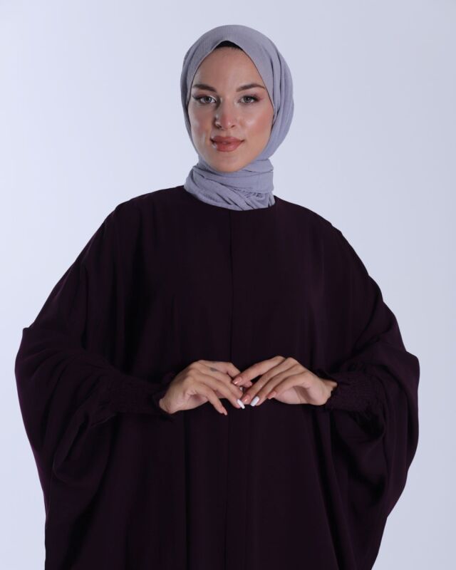 LİNAYA ELBİSE Mürdüm - 2245 - 3