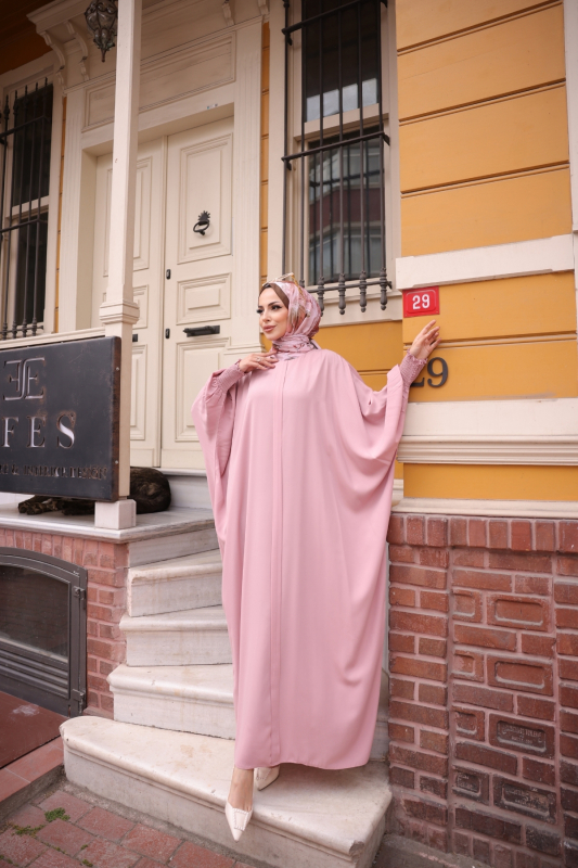 LİNAYA ELBİSE Pembe - 2245 - 3