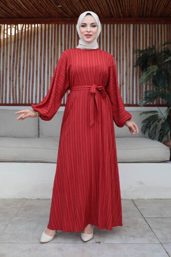 MAYRA ELBİSE Kiremit - 9022 - 3
