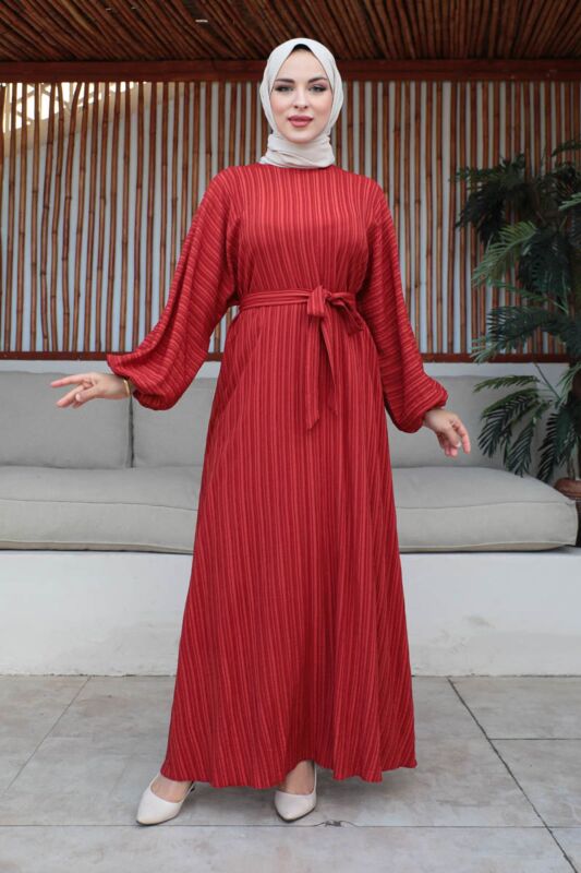 MAYRA ELBİSE Kiremit - 9022 - 3