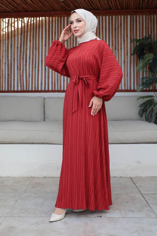 MAYRA ELBİSE Kiremit - 9022 - 4