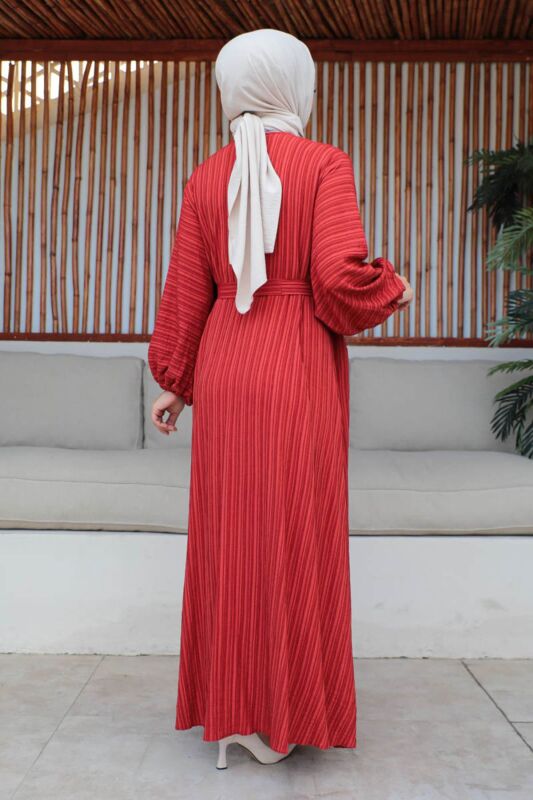 MAYRA ELBİSE Kiremit - 9022 - 6